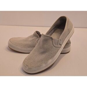 UGG Women's‎ Mesh Slip On Canvas Sneakers Light Gray Beige Sz 9.5 Casual Comfort